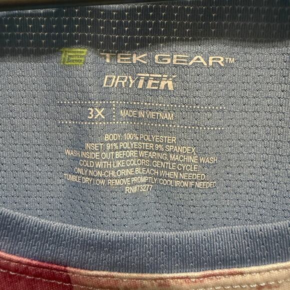 Tek Gear Women's Watercolor Workout Tank Top Shirt Plus Size 3X - Picture 3 of 7